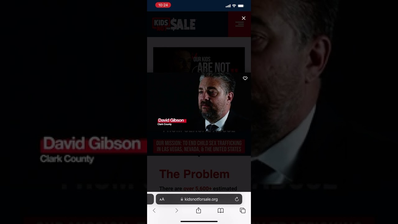 Kids are not for sale.