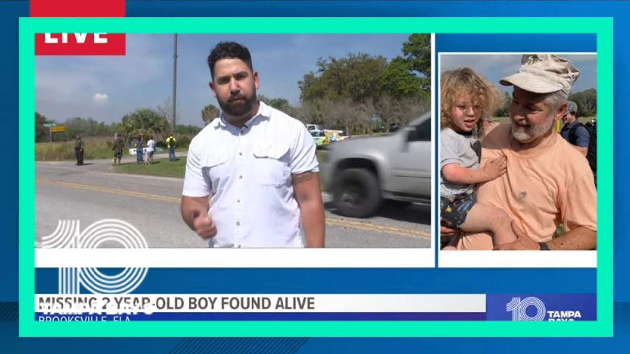 2-year-old Brooksville boy found alive after being missing for more than 24 hours