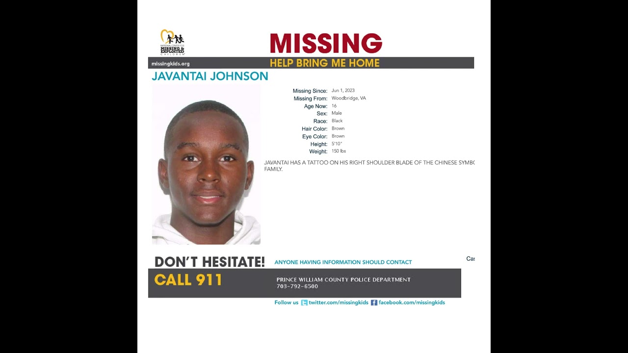 Missing Child Alert – Javantai Johnson #shorts #missingchildalert