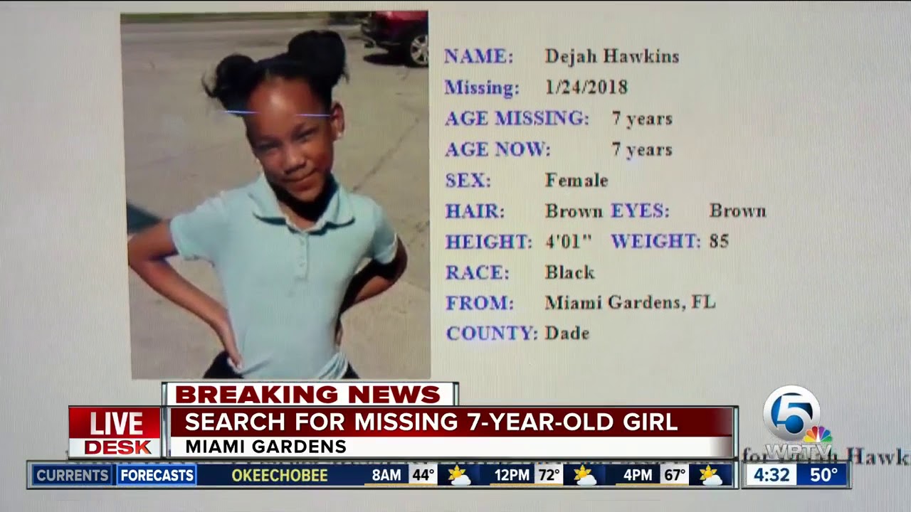 Missing child alert issued for 7-year-old girl from Miami Gardens