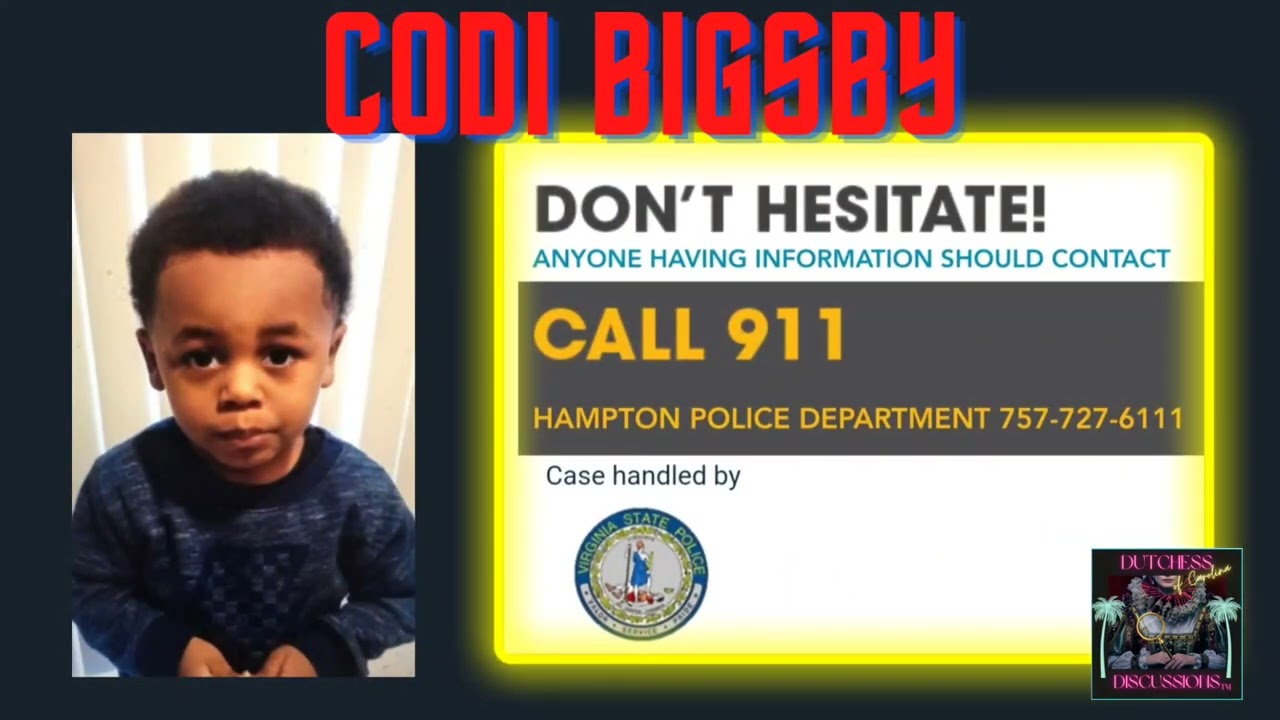 🚨 MISSING ENDANGERED CHILD ALERT💥 CODI BIGSBY 💥 From HAMPTON, VIRGINIA ...