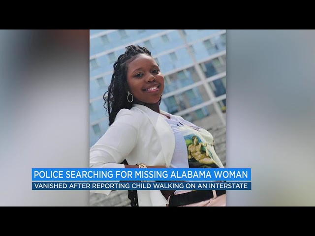 Alabama woman missing after stopping to help a toddler she saw walking on the interstate