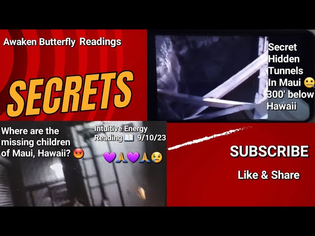 Where Are The Missing Children Of Maui? Intuitive Energy Reading 9/10/23