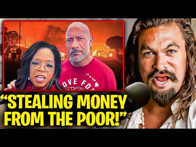 Jason Momoa Exposes Oprah & The Rock’s EVIL Maui Donation Scam