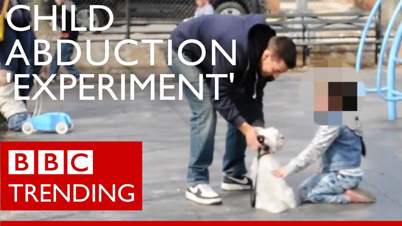 Child abduction ‘experiment’ – would your child go off with a stranger? BBC Trending