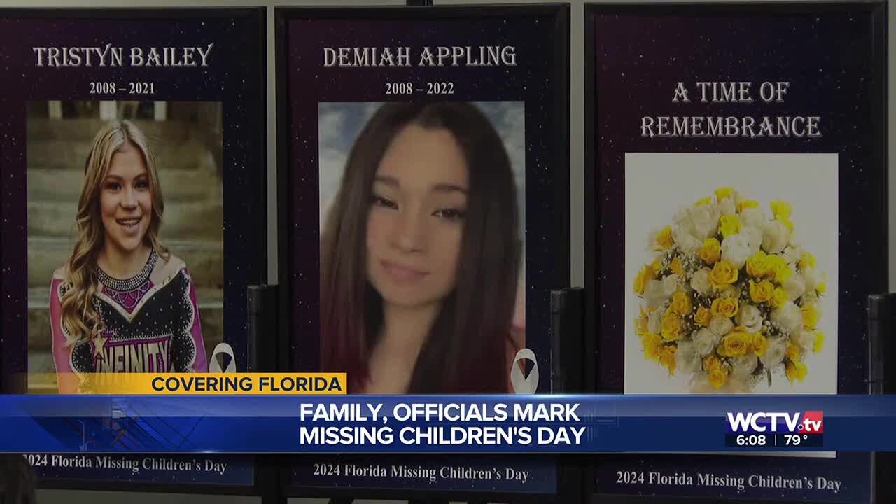 ‘Hold your babies tight:’ Families remember children on Florida Missing Children’s Day