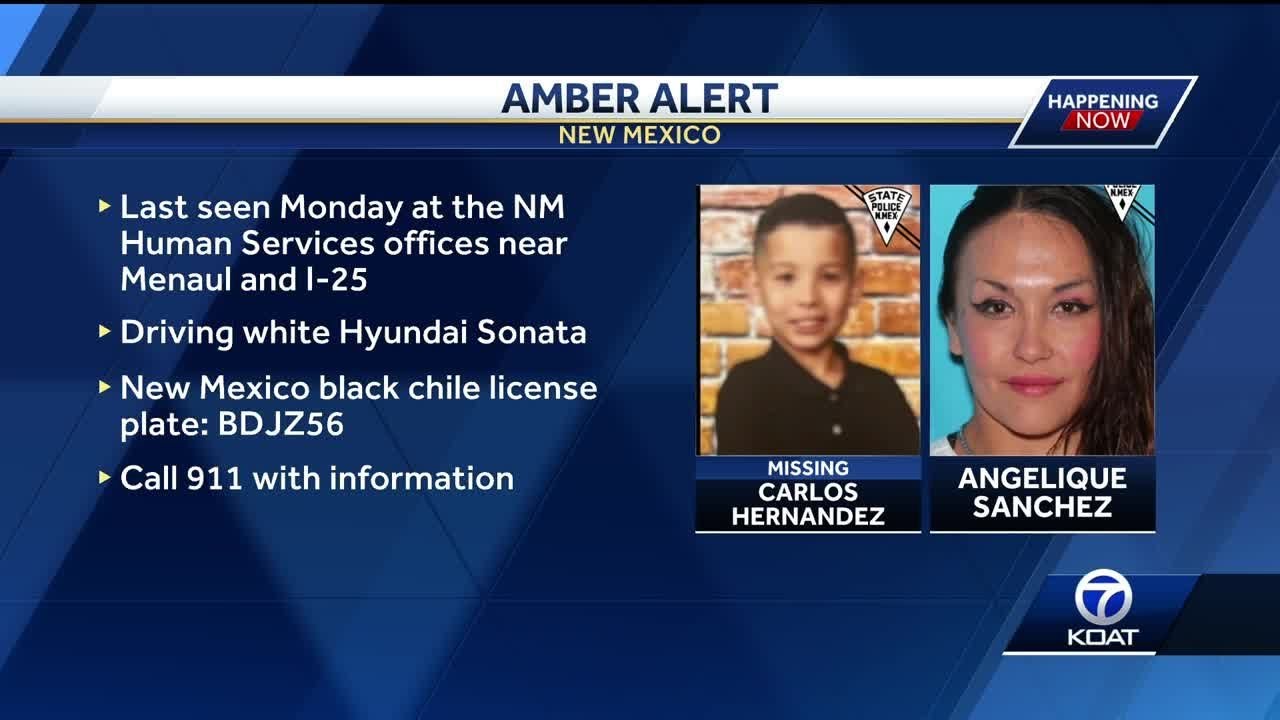 Amber Alert continues for missing child in Albuquerque, New Mexico