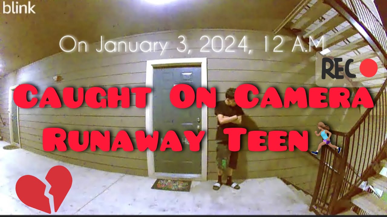 🎥Camera caught RUNAWAY TEEN prior to Police 👮🏼♀️ showing up👀 ~ PART 1 of 2