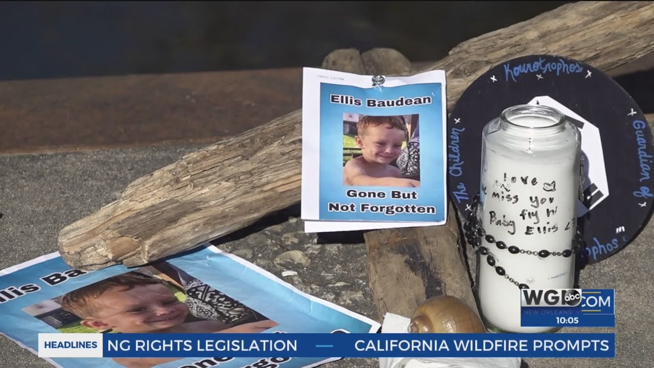 Vigil held for Ellis Baudean after child’s disappearance at Jean Lafitte