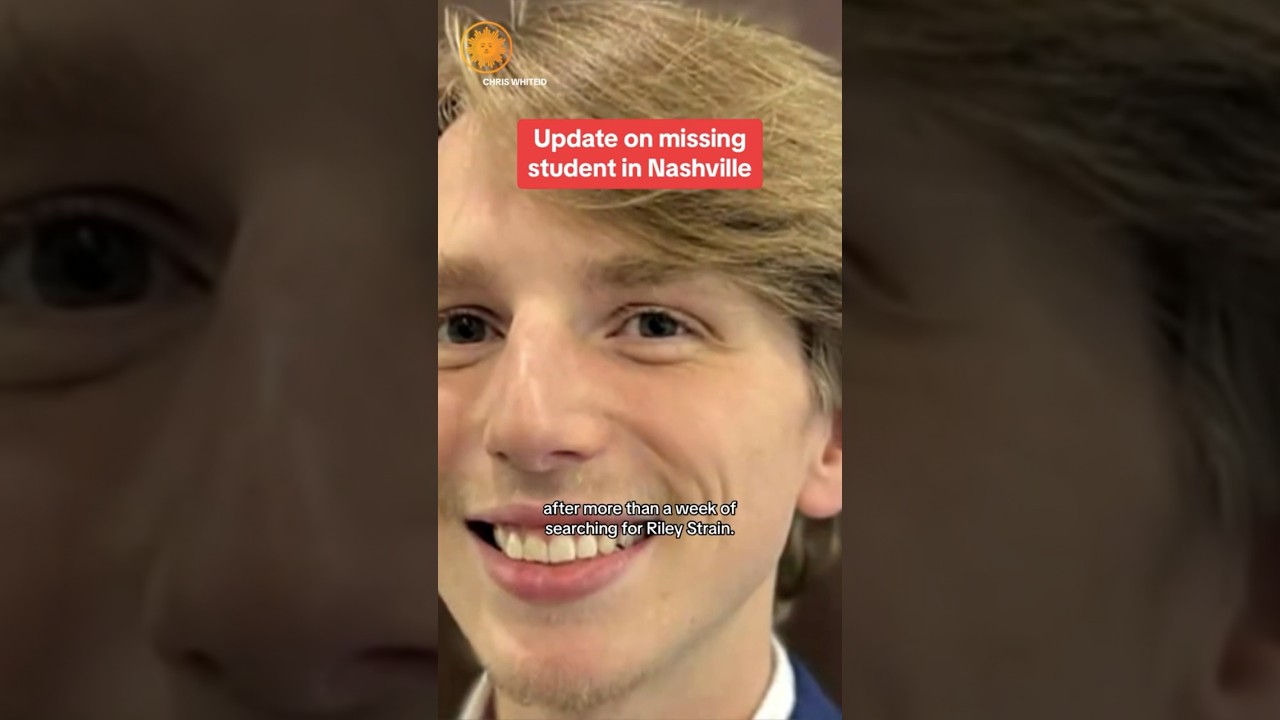 Nashville police give update on missing college student Riley Strain #shorts
