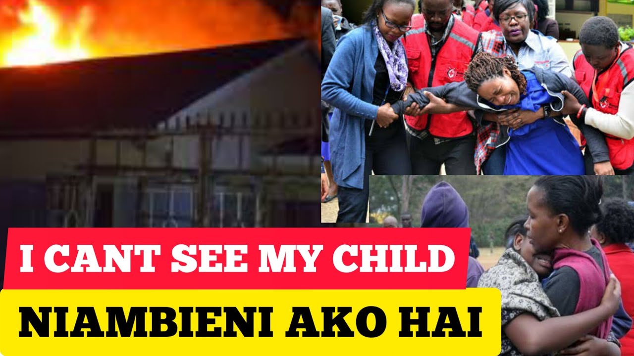 PARENTS CRY FOR THEIR MISSING CHILDREN AT HILLSIDE ACADEMY AFTER THE FIRE TRAGEDY