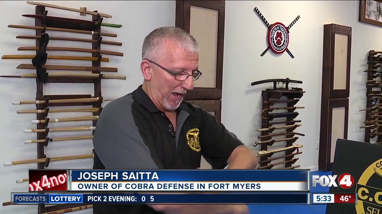 Child Abduction Prevention instructor shows helpful ways to escape dangerous situations