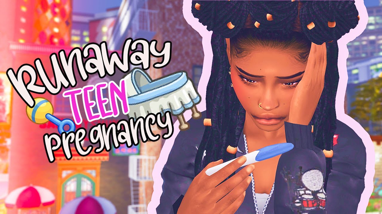*NEW* PREGNANT & HOMELESS? | 🤰🏾 RUNAWAY TEEN PREGNANCY CHALLENGE: #1 🤰🏾 | The Sims 4 LP