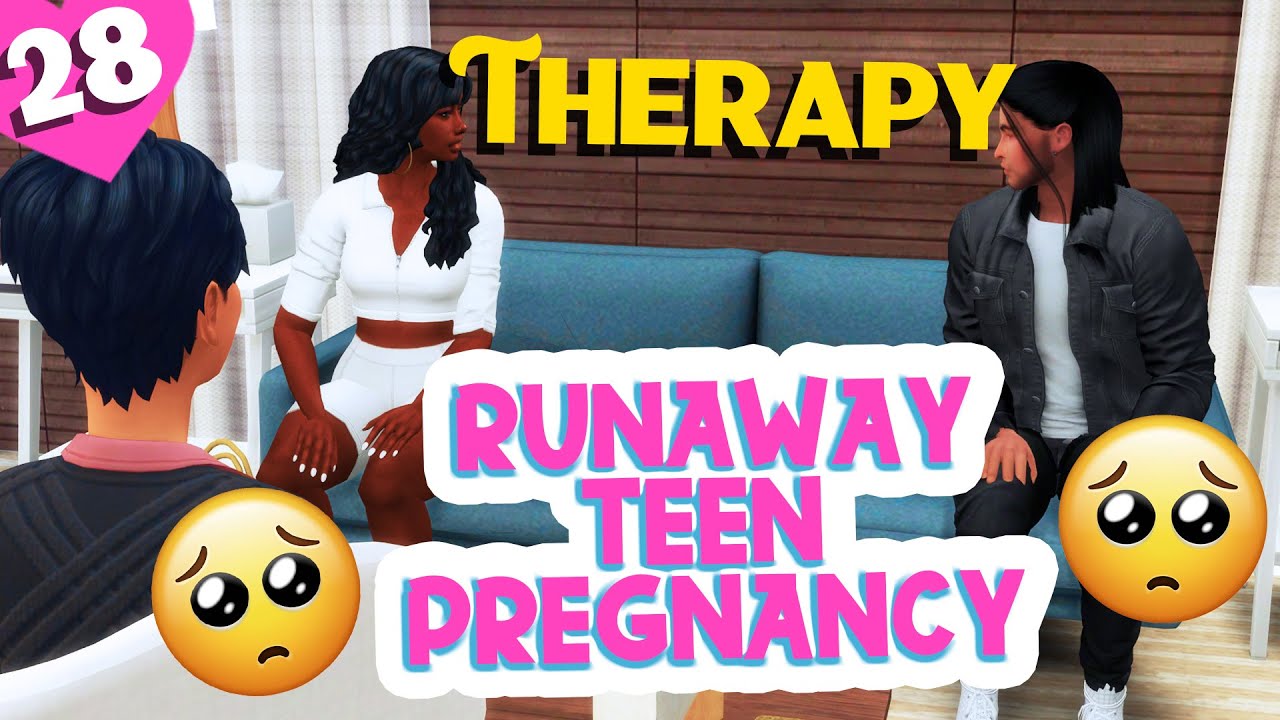 The Therapy Session💗The Sims 4 Runaway Teen Pregnancy 💗 A Sims 4 Story