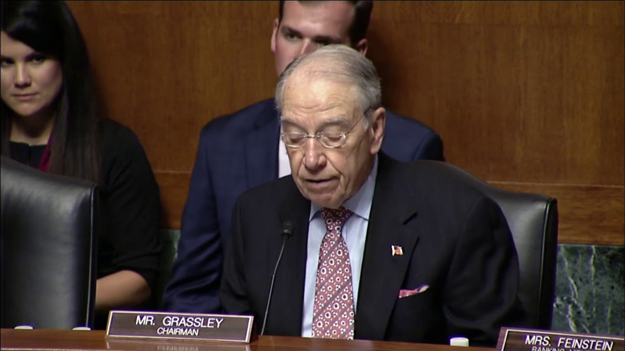 Chairman Grassley’s Opening Statement on the Plight of International Parental Child Abduction