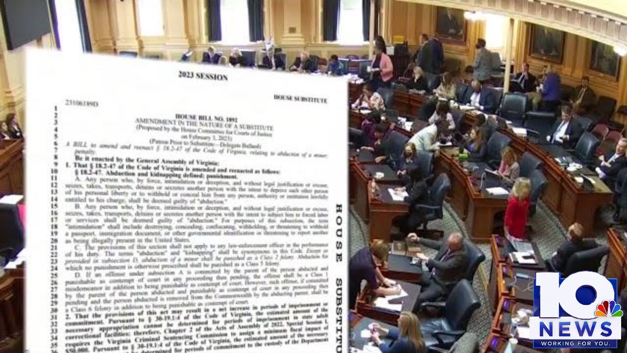 Bill changing punishment for child abduction heads to governor’s desk