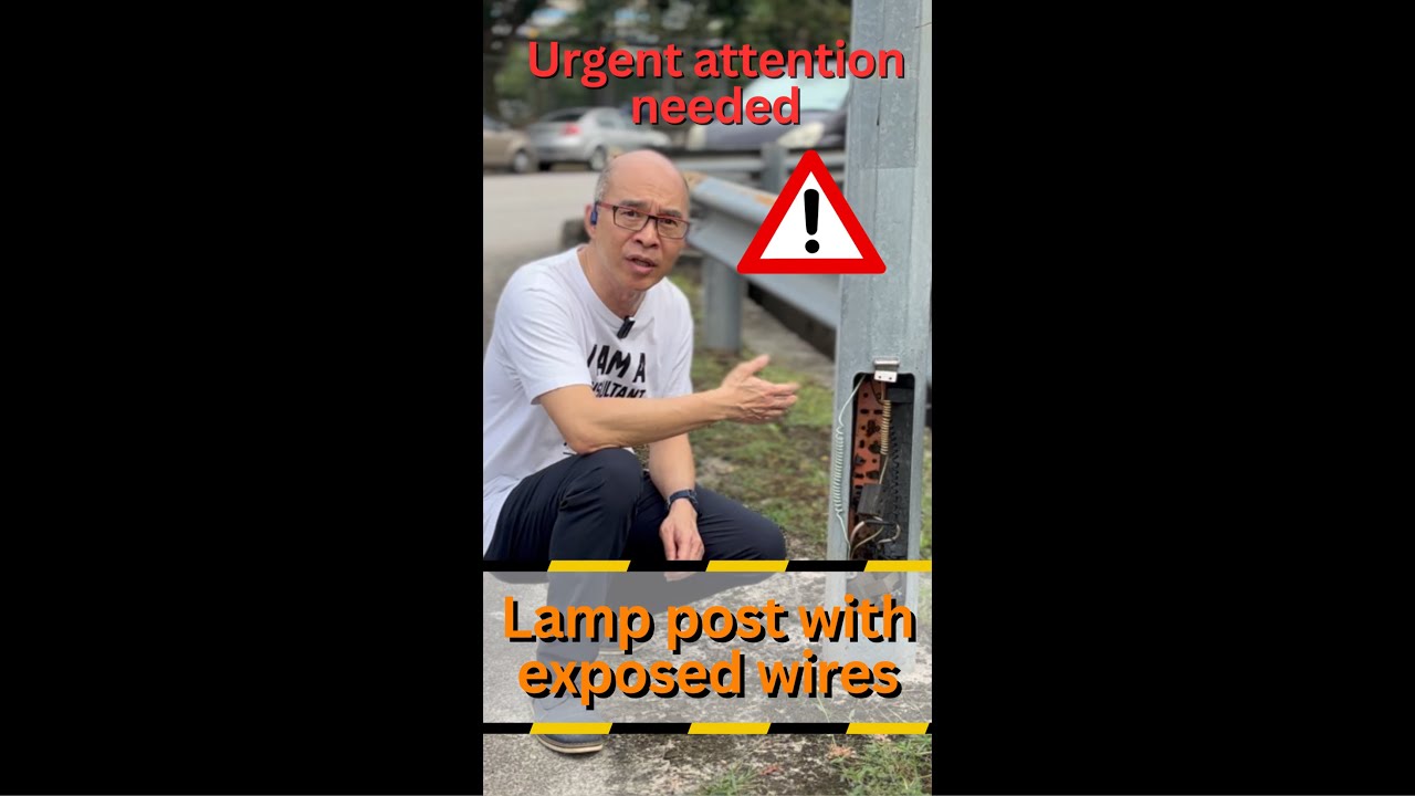 Child safety alert! | Exposed wires on lamp posts (Very dangerous!)