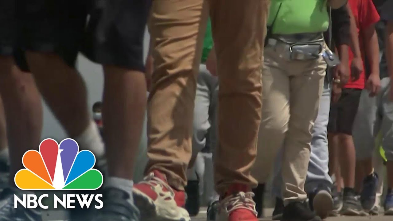 First Look Inside Texas Facility For Unaccompanied Minors | NBC Nightly News