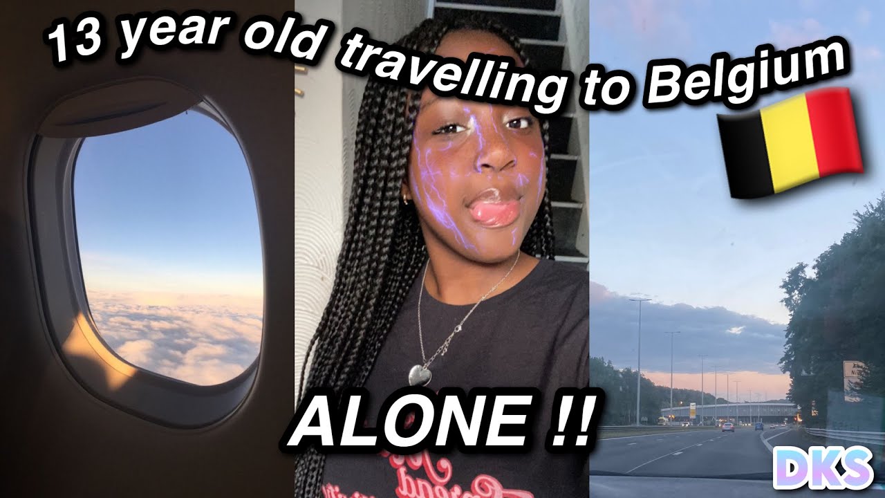 13-year-old travelling to Belgium alone // travel with me | Diamond Louv
