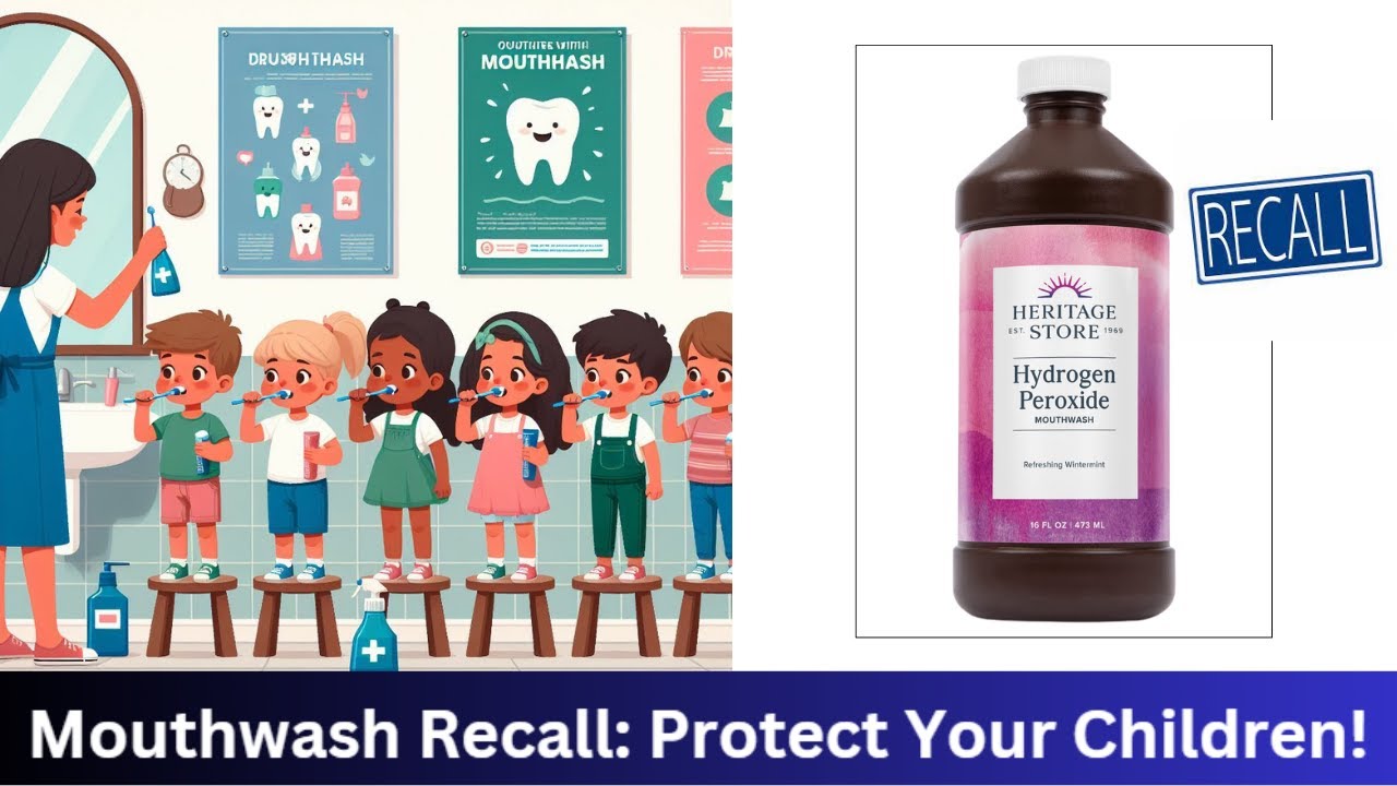 Child Safe Alert: Mouthwash Recall | Hydrogen Peroxide Mouthwash | Nutracor | Heritage Store