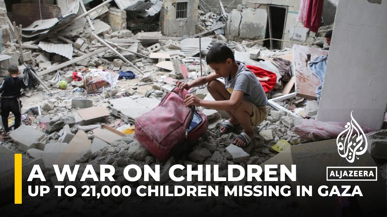 Up to 21,000 children missing in Gaza since Israel launched war: Aid group