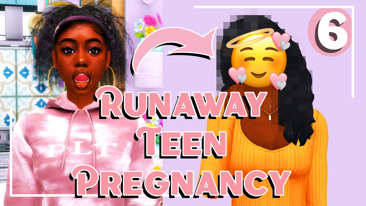 💗The Sims 4 Runaway Teen Pregnancy 💗 #6 MUCH NEEDED RETAIL THERAPY // MAKEOVER
