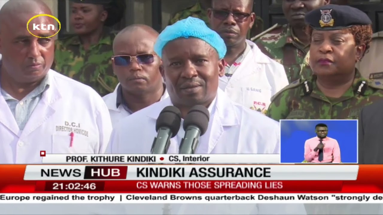 CS Kindiki says all pupils from the Hillside Endarasha Academy fire incident are accounted for