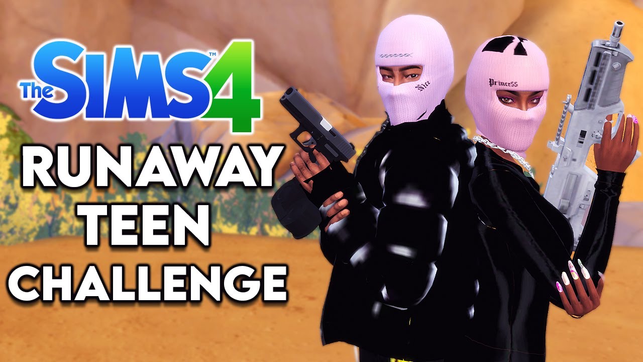 WE HIT A LICK TODAY! | Runaway Teen Challenge Ep. 2 // The Sims 4 LP