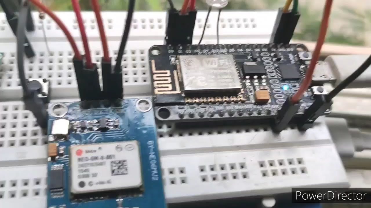 Emergency Alert and Tracking device for women safety using NodeMCU and Neo 6M GPS module