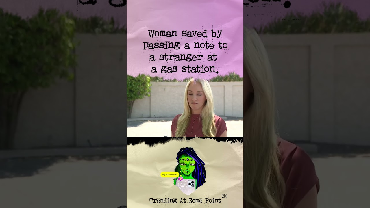 Woman saved from abduction by passing a note to a stranger at a gas station on the way to Las Vegas