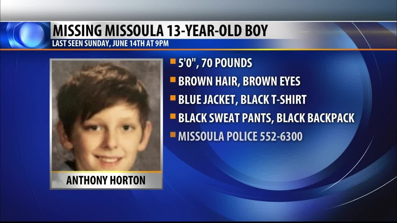 Missing endangered person advisory issued for missing Missoula teen