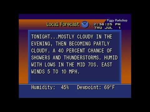 Texas AMBER Alert Activation From WBAP-AM Dallas (With Siren/EAS)