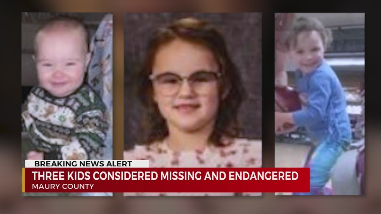 3 Maury County children taken by father considered ‘missing and endangered,’ deputies say