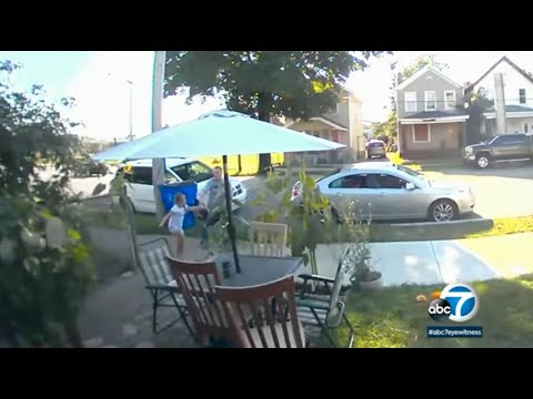 Attempted kidnapping of 6-year-old girl caught on camera: ‘He let go because I screamed’ | ABC7