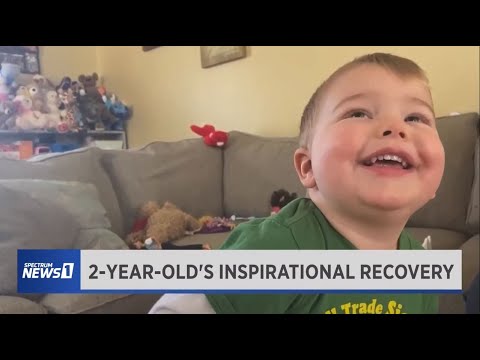 Toddler inspires his family with recovery following transverse myelitis