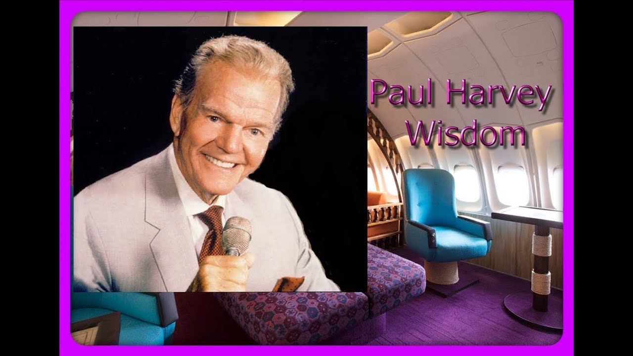 Paul Harvey Wisdom – Crisis Hotline Counselor Couldn’t Save Himself