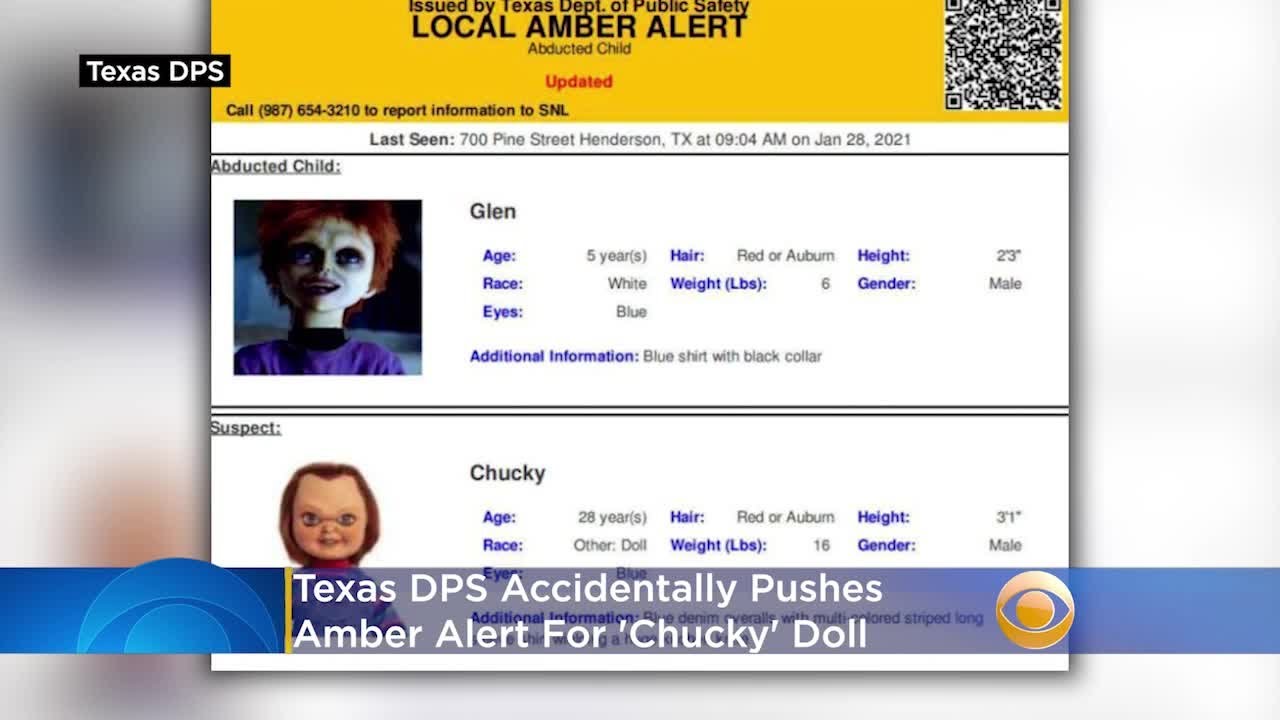 Horror-ble Mistake: Texas DPS Accidentally Pushes Amber Alert For ‘Chucky’ Doll