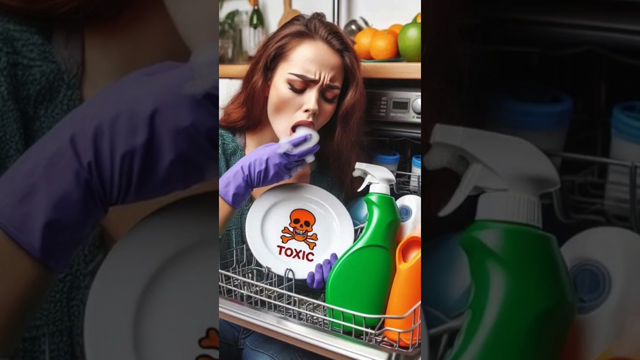 Emergency Alert: What You Must Know About Dishwasher Detergent Toxicity#dishwasher #safety #shorts