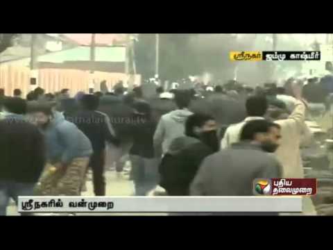 Violent protest after body of missing youth found in Srinagar