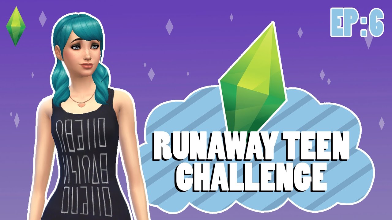 The Sims 4: The Runaway Teen Challenge | Building A Tiny Home! | Let’sPlay Ep. 6