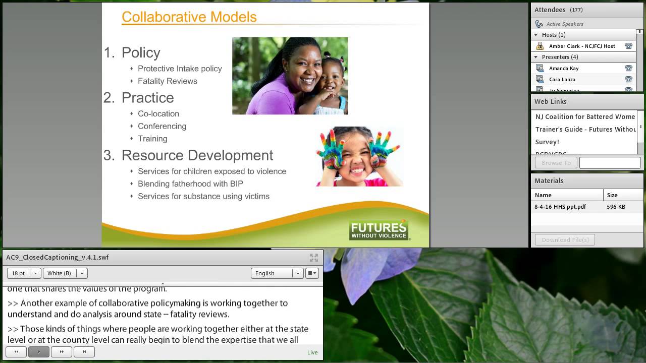 Strong Collaborative, Strong Families: Co-located Domestic Violence Services Within Child Welfare