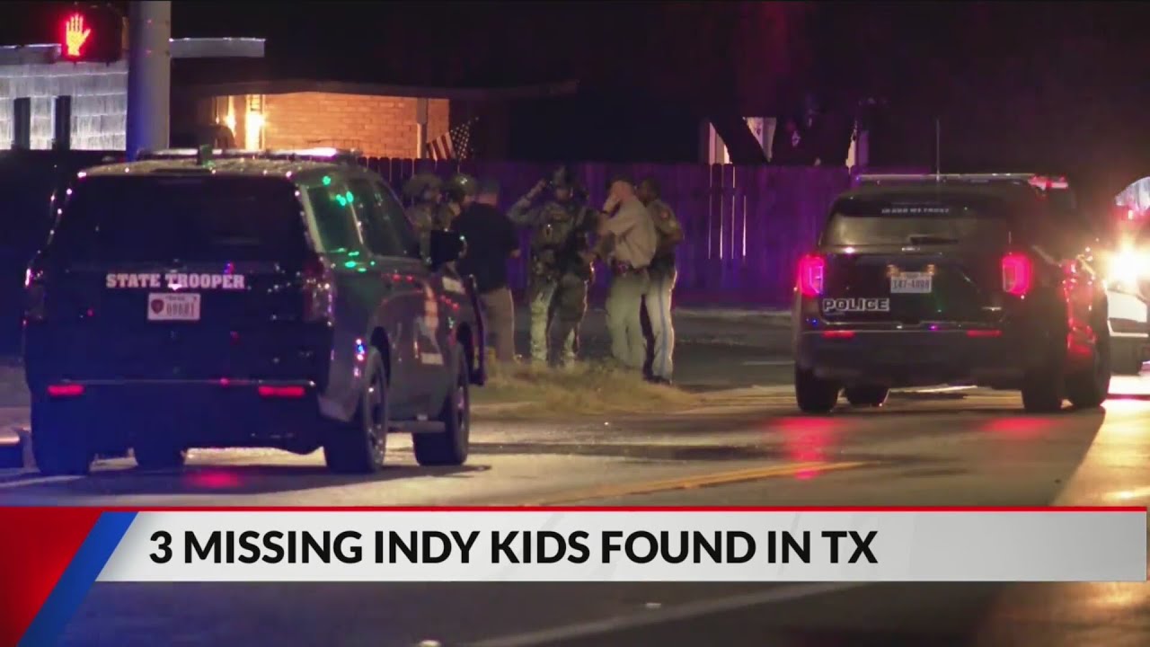 IMPD: Parents of 3 missing Indy children arrested in Texas, children recovered