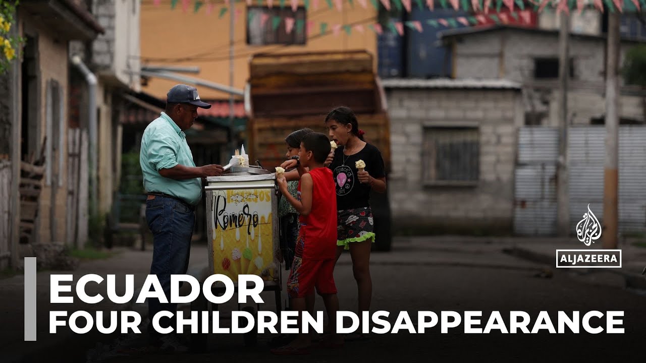 Disappearance of four children in Ecuador sparks public protests