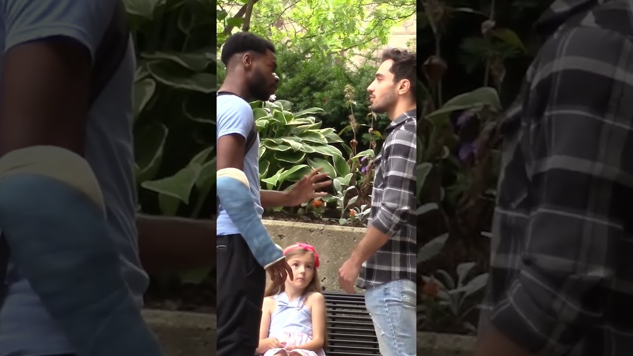 Heroic man rescues little girl being kidnapped #shorts
