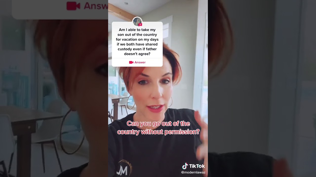 can you take your child out of the country w/out specific permission? #custody #internationaltravel