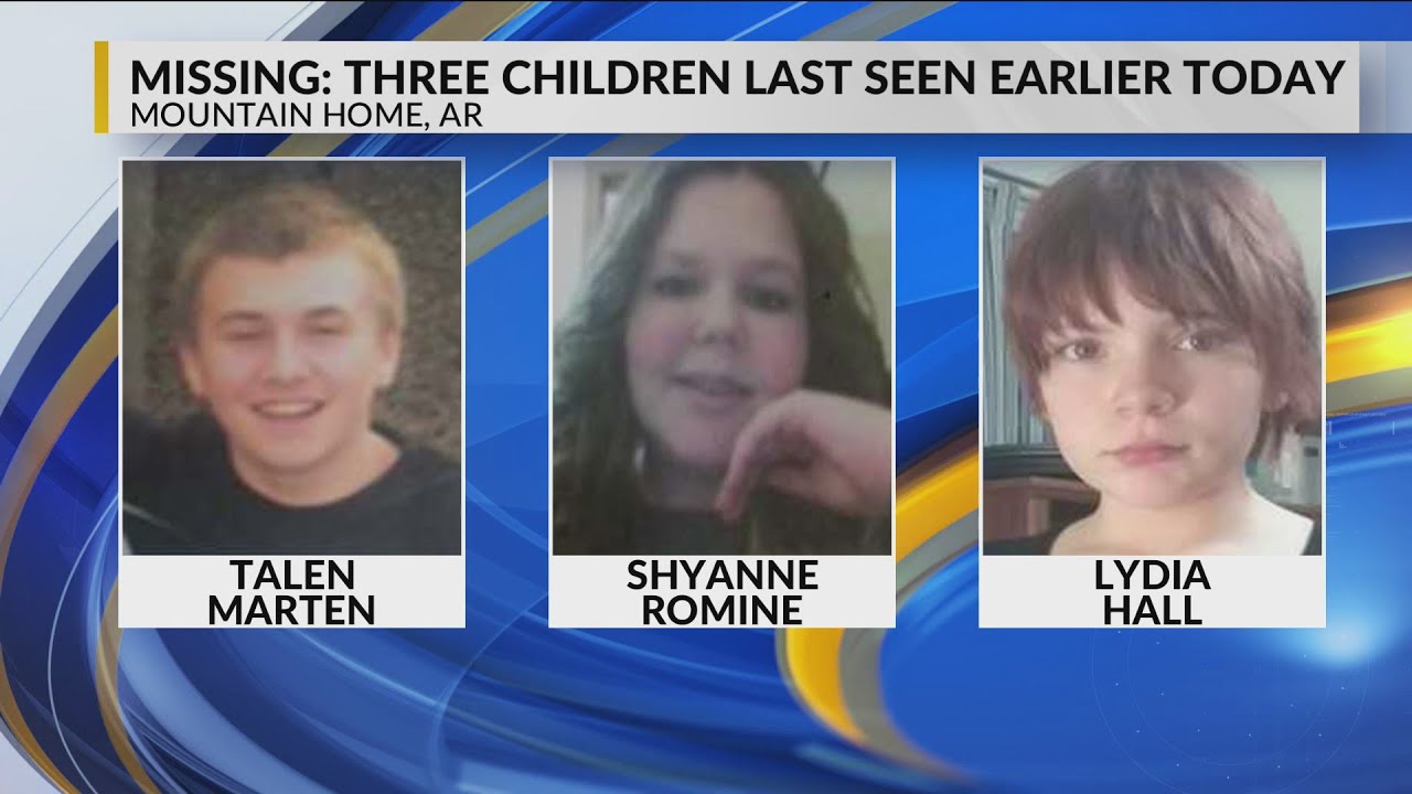 Three Children from Mountain Home, Ark. reported missing