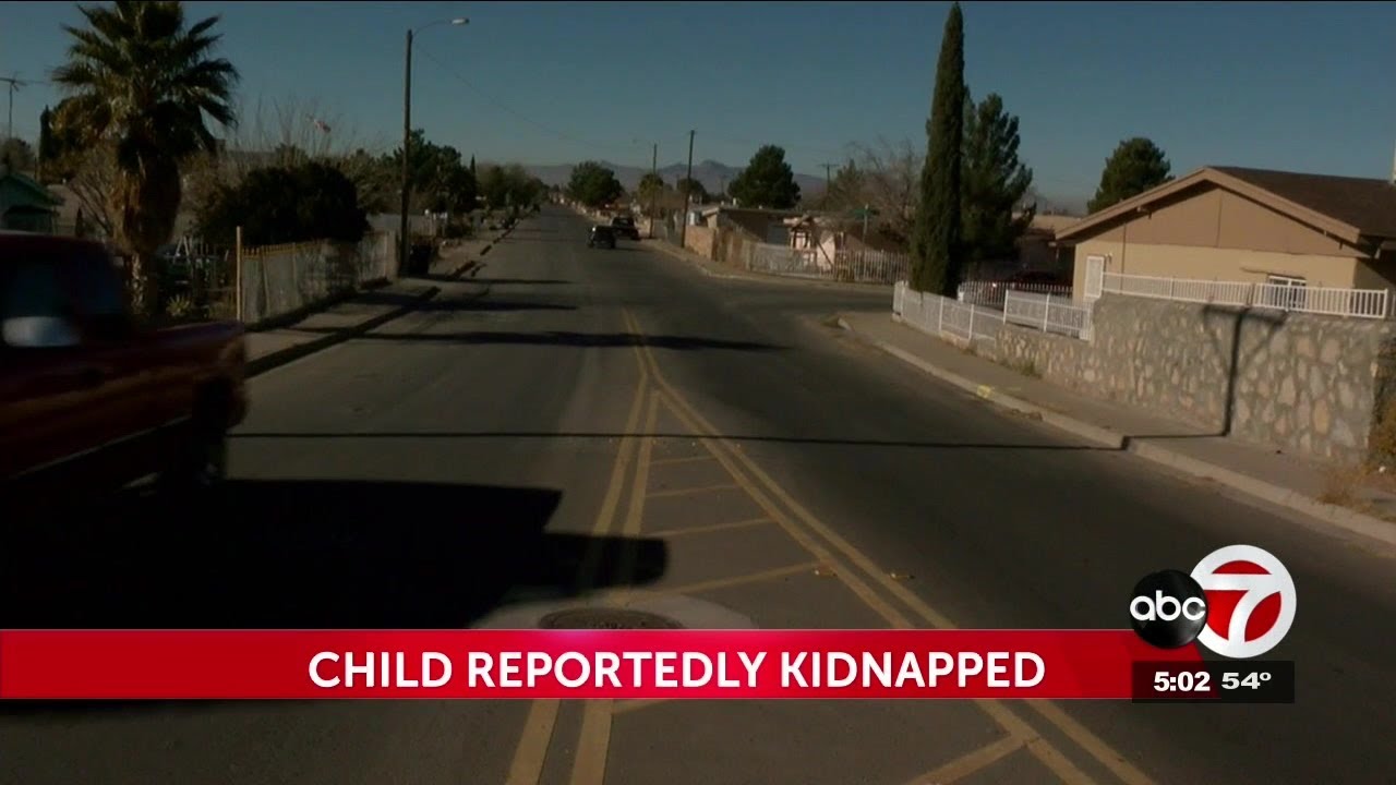 El Paso police search finds kidnapped child, suspect in custody