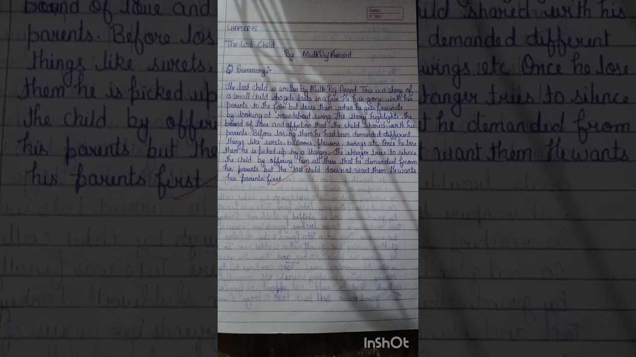 English moments class 9 chapter 1 the lost child summary #ncert #class9 #cbse #english #moments