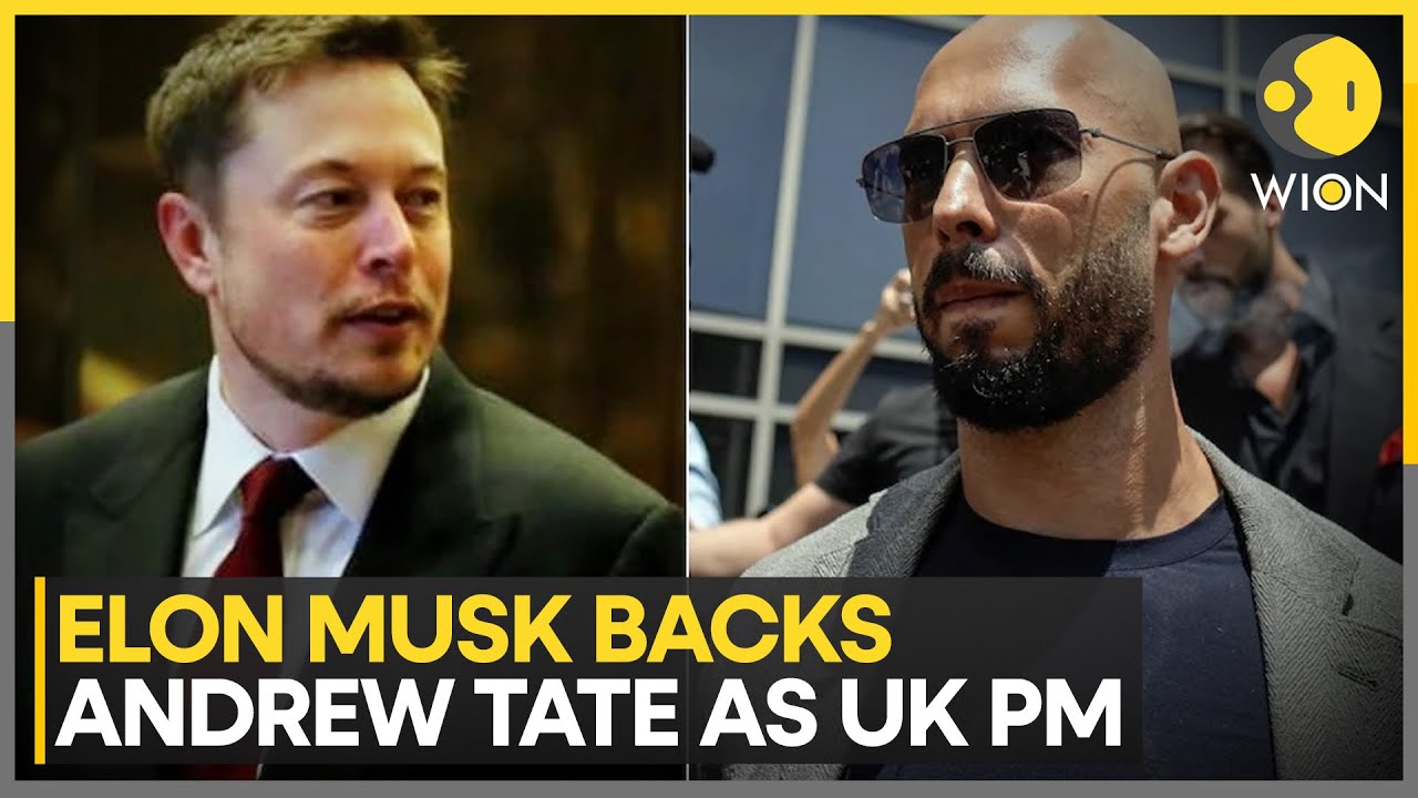 Elon Musk supports alleged sex trafficker Andrew Tate’s controversial bid for UK PM | WION
