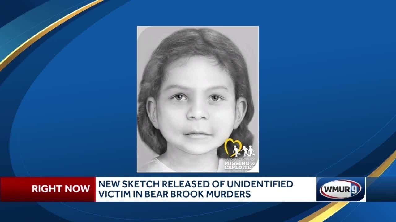 New sketch released of unidentified victim in Bear Brook murders